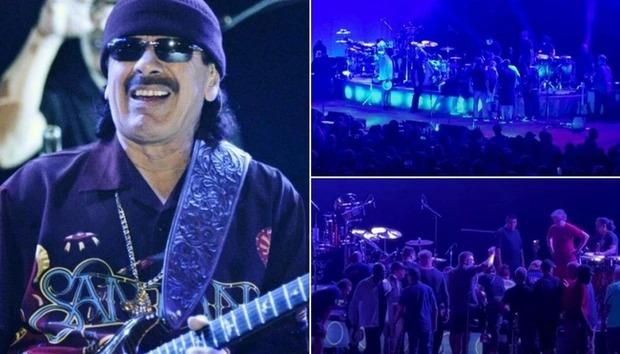 Carlos Santana ngất xỉu trên sân khấu ở Michigan vì nóng và mất nước