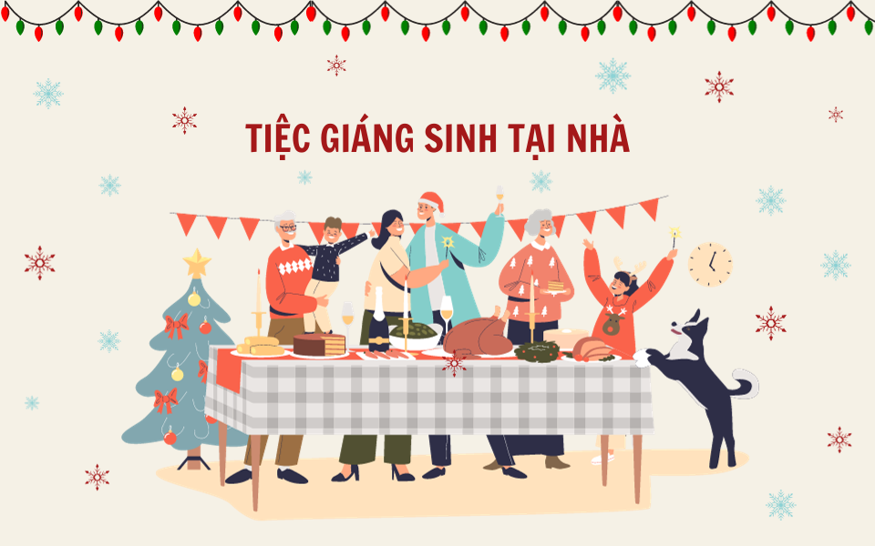  “Quẩy” tiệc Giáng sinh tại gia sao cho đúng điệu?