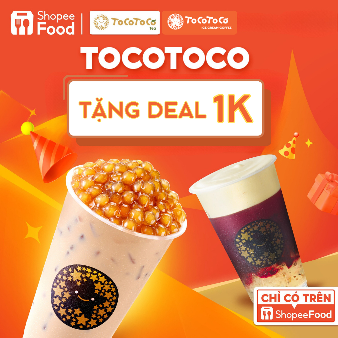  Chỉ cần lên ShopeeFood hôm nay, “thần tài” ToCoToCo lì xì ngay trà sữa 1.000 đồng