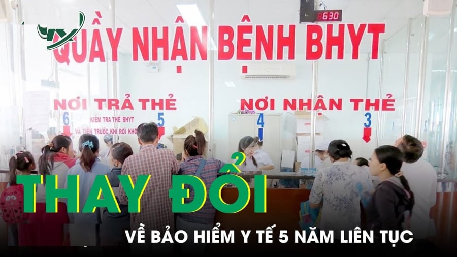 Thêm 3 quyền lợi cho ai tham gia BHYT đủ 5 năm liên tục, số 3 rất có lợi